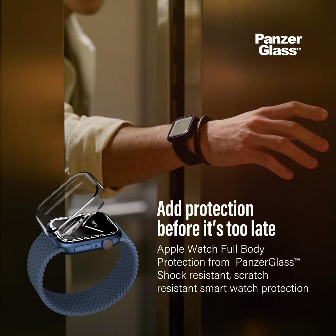 PanzerGlass® Screen Protector Full Body Black Apple Watch SE 3 | SE | 6 | 5 | 4 | 44mm