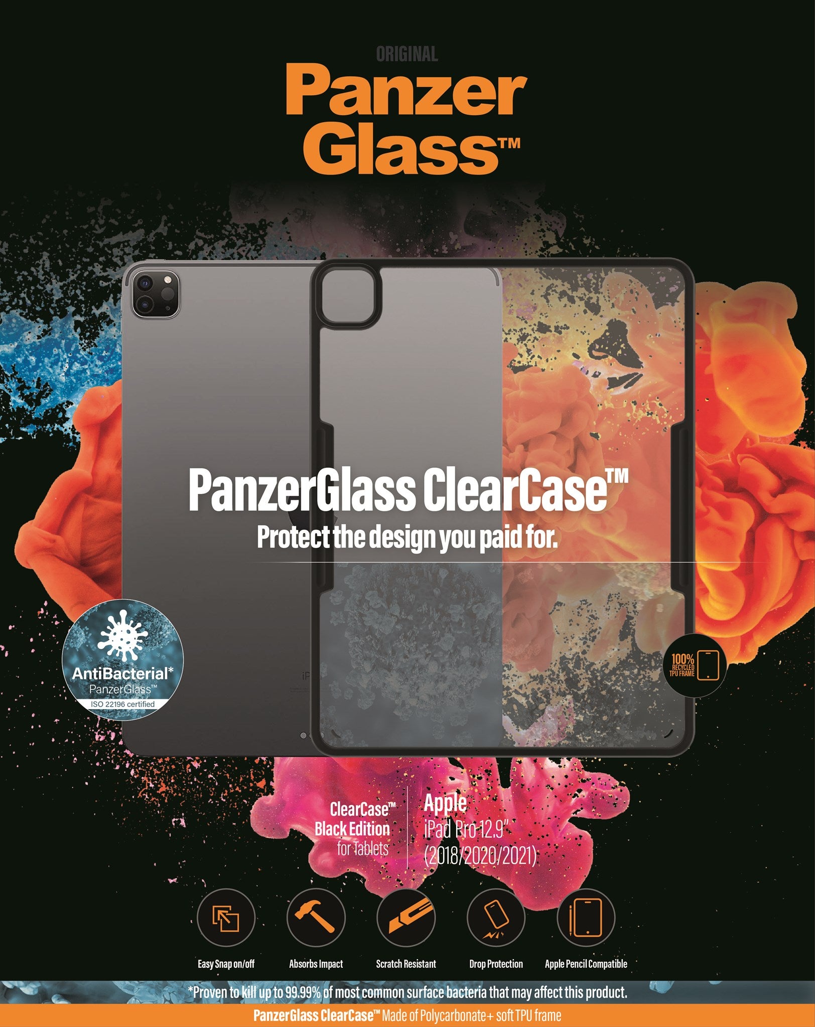 Vitre de protection iPad Pro 11'' (18/20/21) iPad Air 10,9'' (20/22)  PanzerGlass - Film et Protection - PANZERGLASS