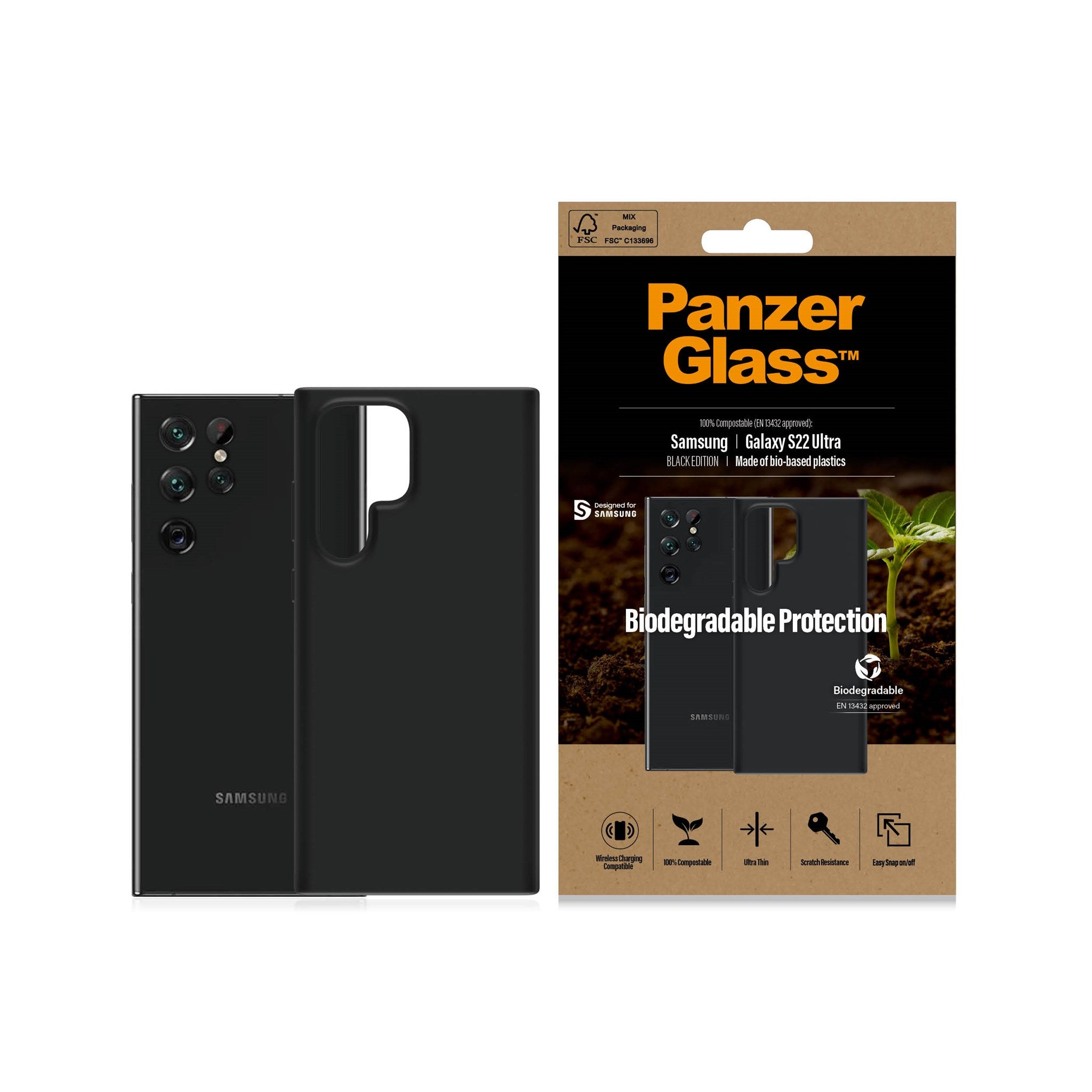 PanzerGlass® Biodegradable Case Samsung Galaxy S22 Ultra