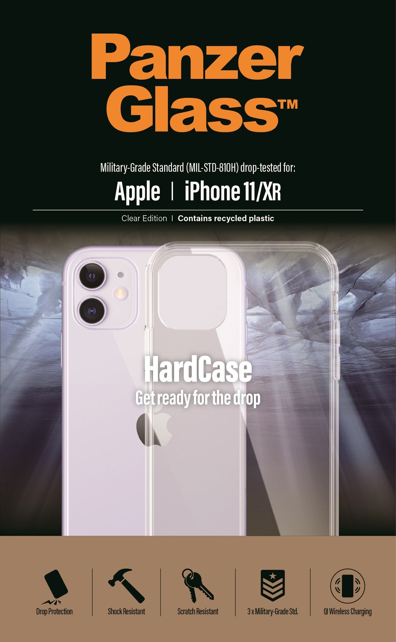 PanzerGlass Standard Fit - Apple iPhone XR Verre trempé Protection d'écran  Confidentialité - Compatible Coque 4-102485 