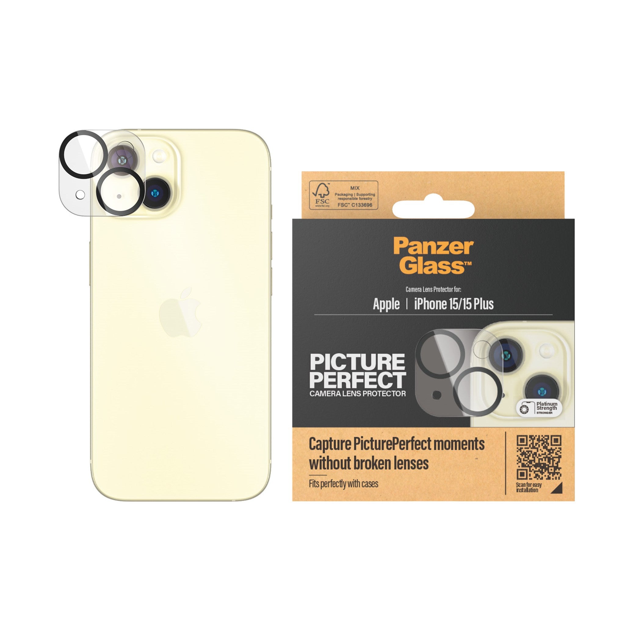 Qasyfanc Coque Protection Caméra Compatible avec iPhone 15 Plus