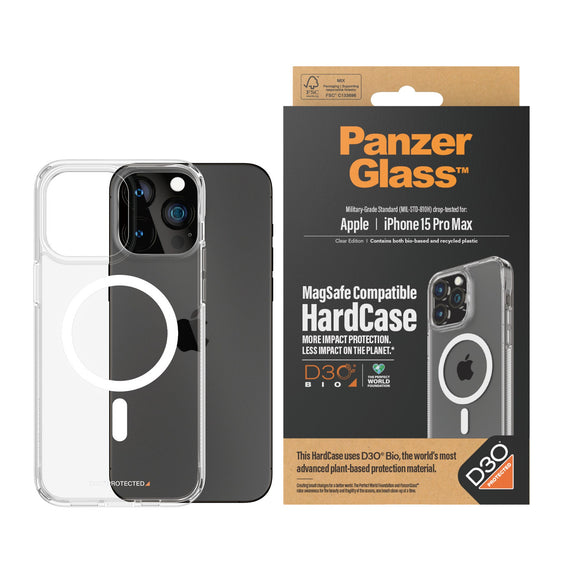 PanzerGlass iPhone 15 Pro Max 6.7" | HardCase MagSafe with D3O® - 1183