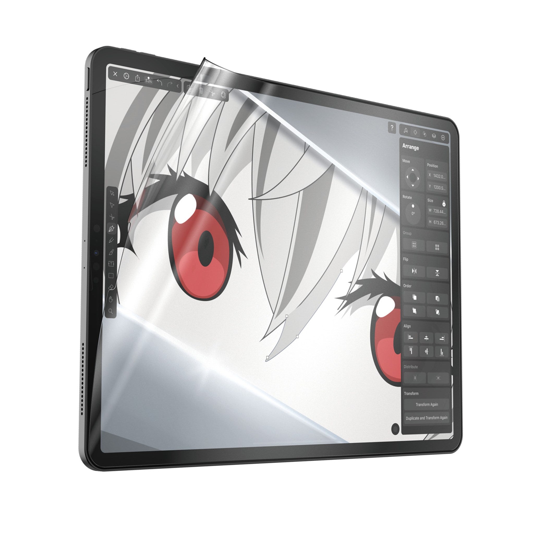 Protecteur d'écran en Tempered Glass Rosso Apple iPad Pro 12.9