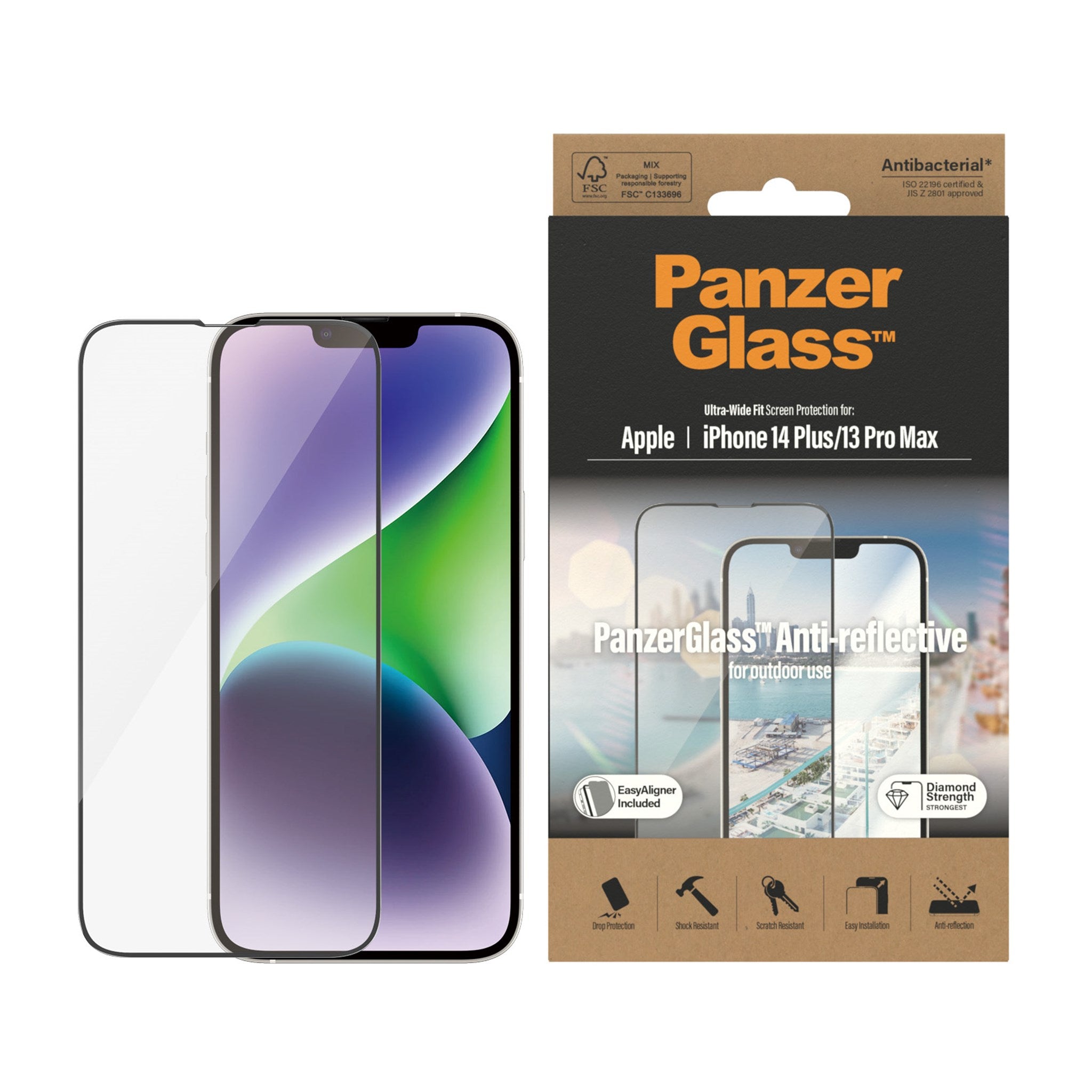 PanzerGlass® Anti-Reflective Screen Protector Apple iPhone 14 Plus