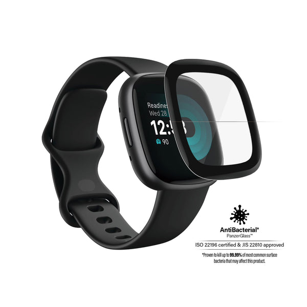 Fitbit Sense Fitbit Versa Tempered Glass Screen Protector Glass+