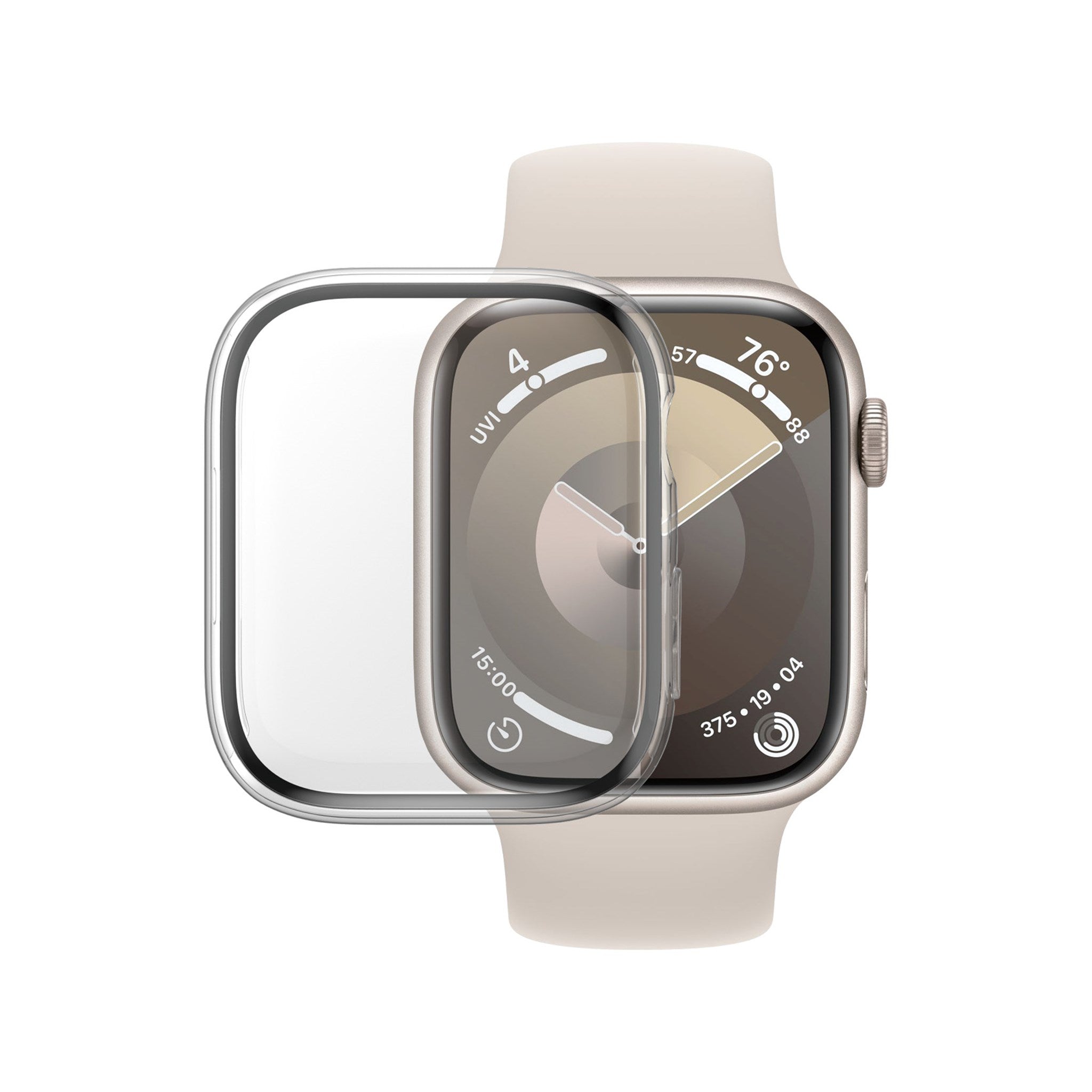 PanzerGlass® Full Body Transparent w. D3O® Apple Watch Series 9 | 45mm