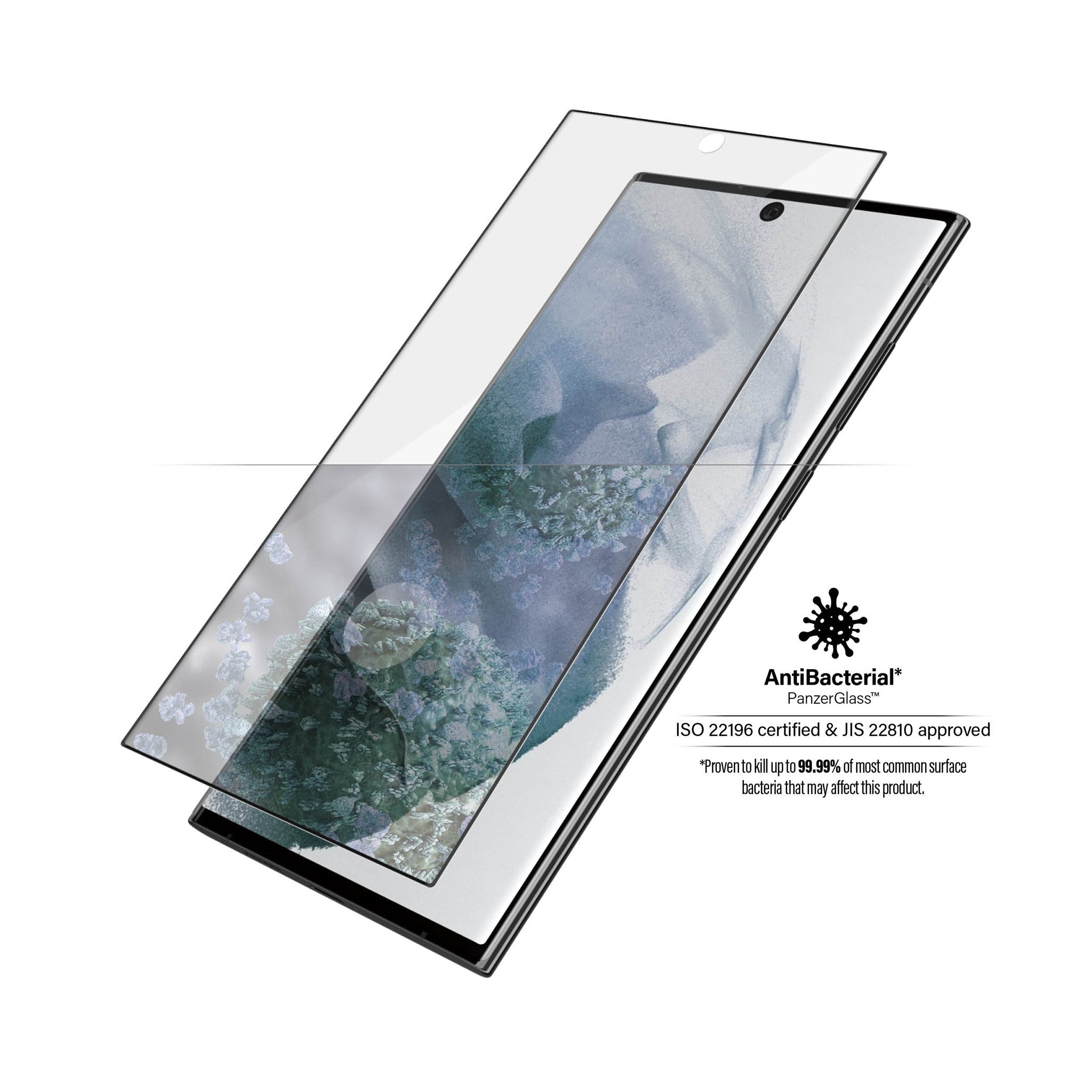 Glastify UVTG+ Samsung Galaxy S22 Ultra 5G Panserglas - 2 Stk.