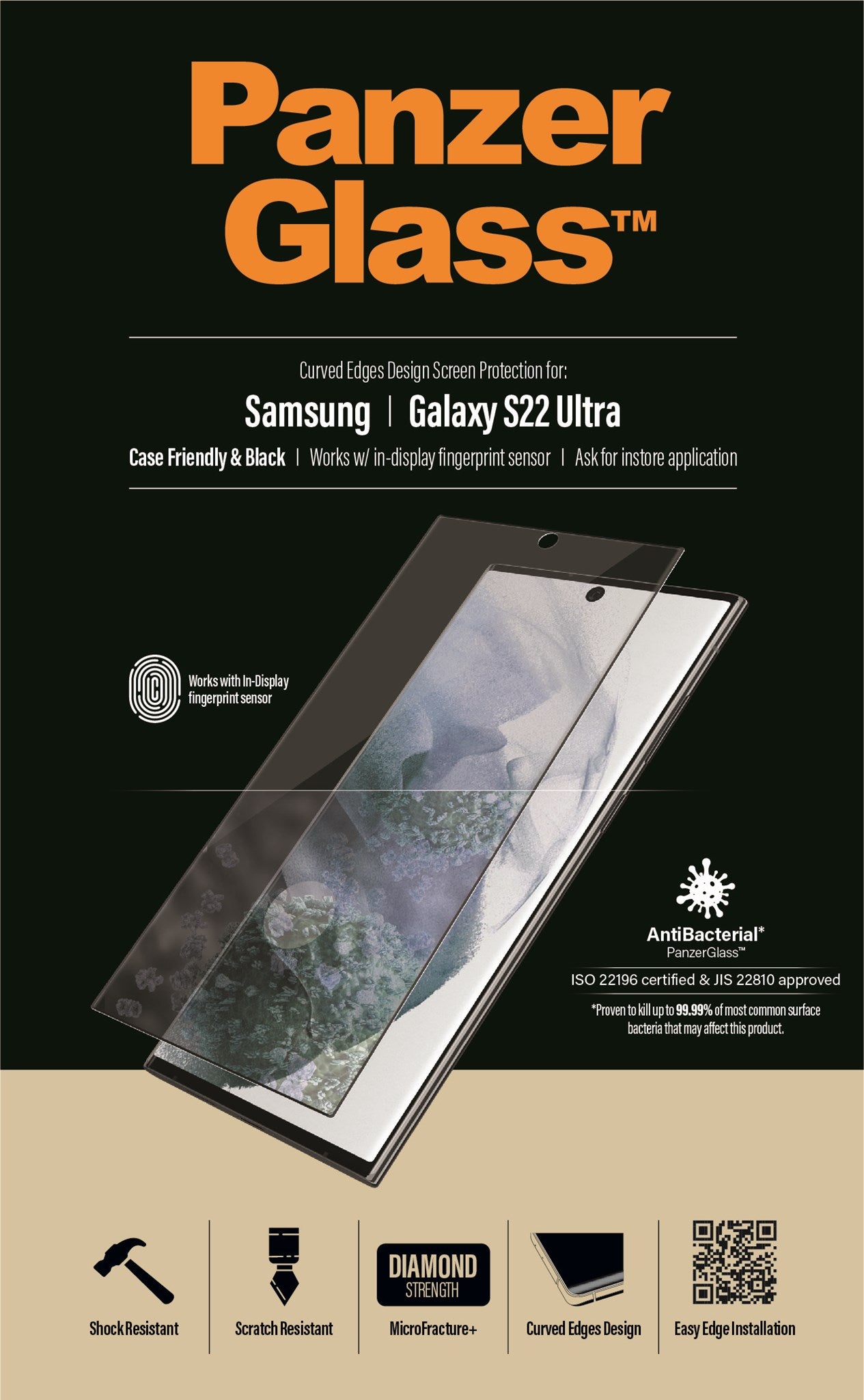 PanzerGlass Ultra UltraForce1 Samsung Galaxy S22 ab 15,45 €