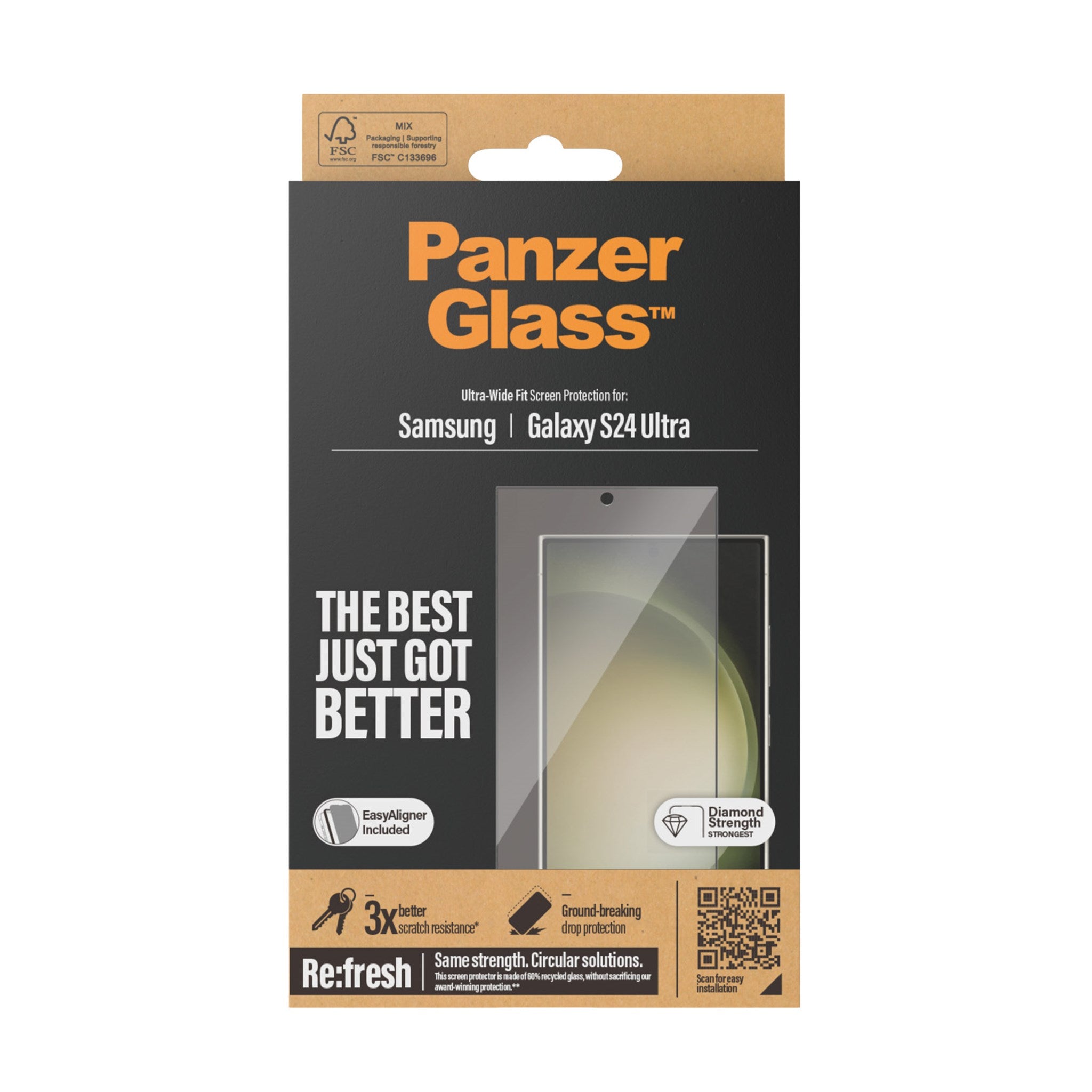 PanzerGlass Ultra-Wide Fit Samsung Galaxy S24 Plus Panzerglas