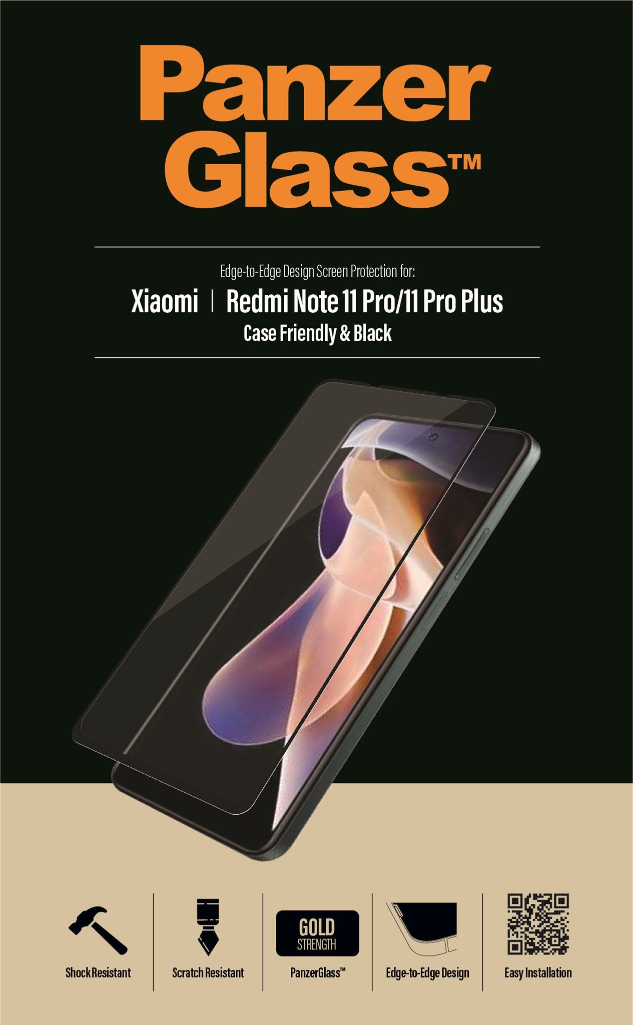 Protective glass film for Xiaomi Redmi Note 11 Pro/11 Pro Plus