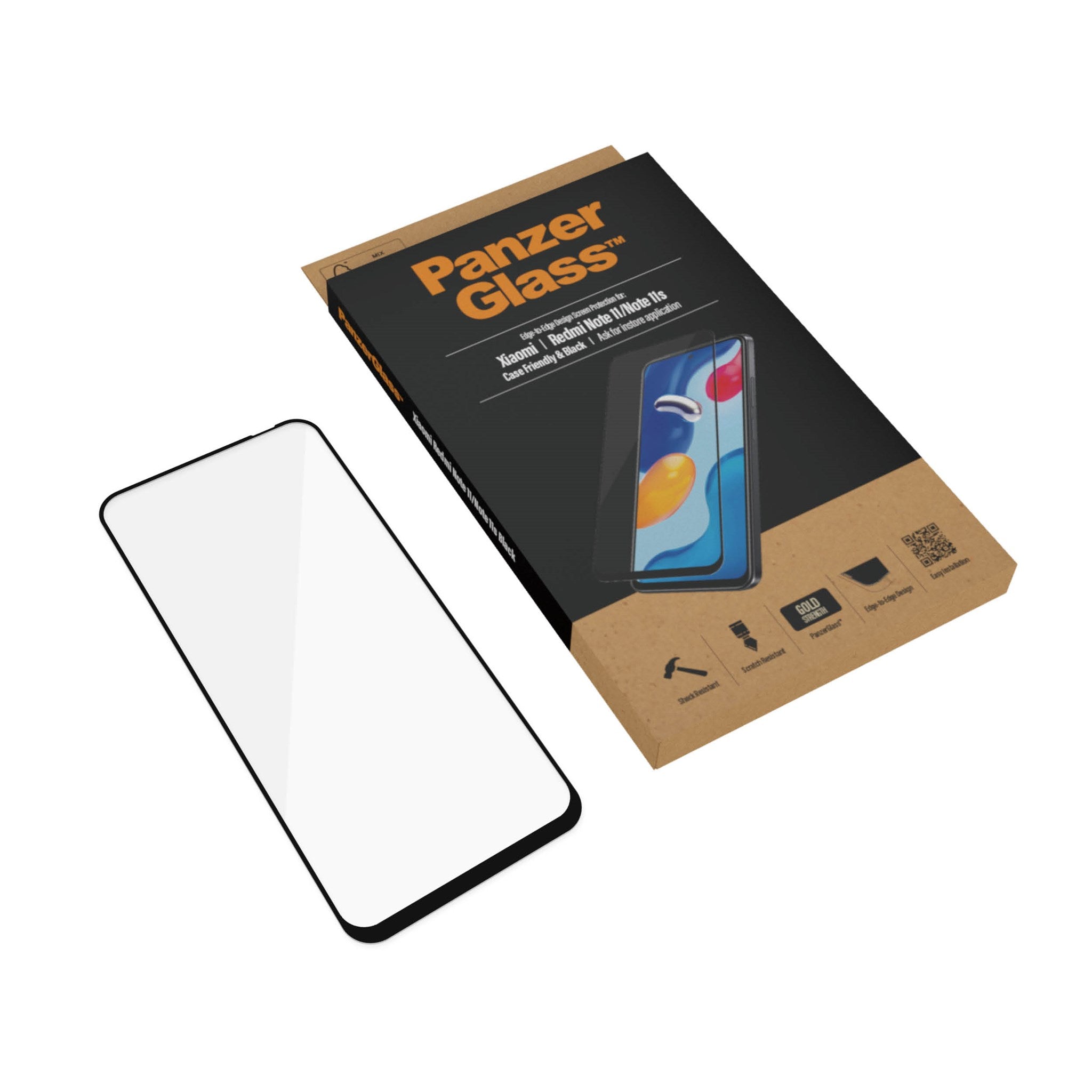 Teebo 2-Pack Mica Protector de Pantalla para Xiaomi Redmi Note 11S