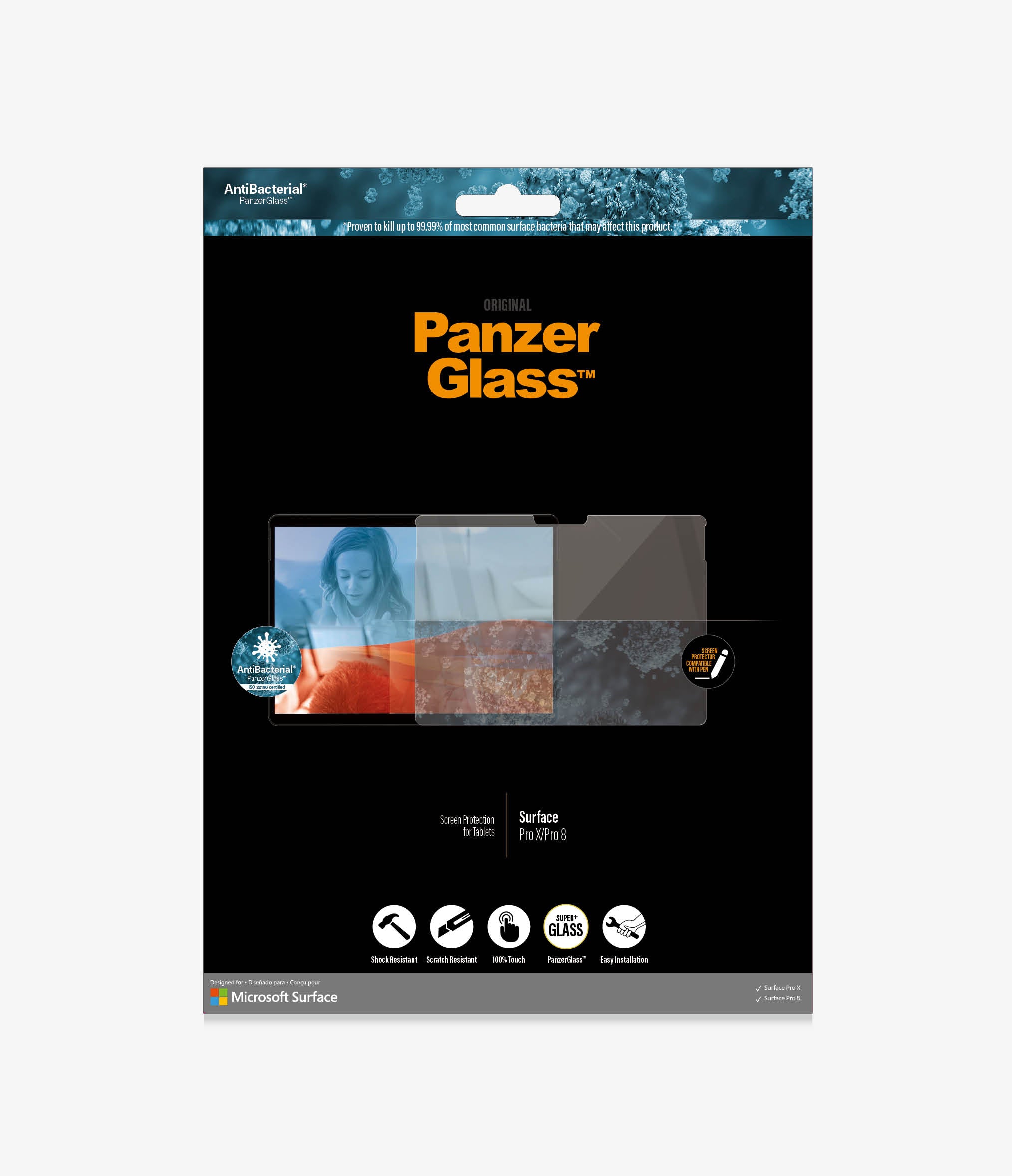 PanzerGlass™ Microsoft Surface Pro X / Pro 8 - Privacy