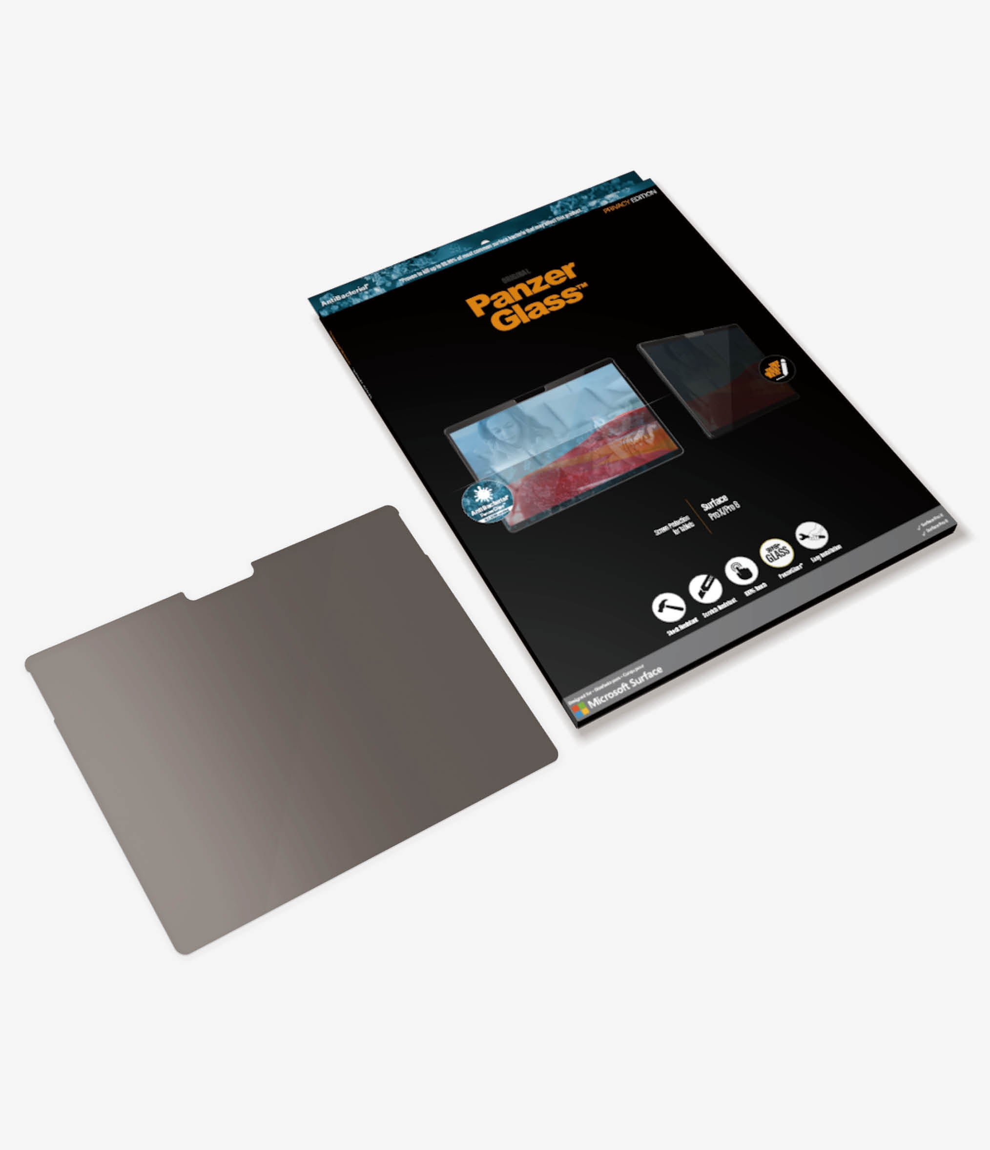 PanzerGlass™ Microsoft Surface Pro X / Pro 8 - Privacy