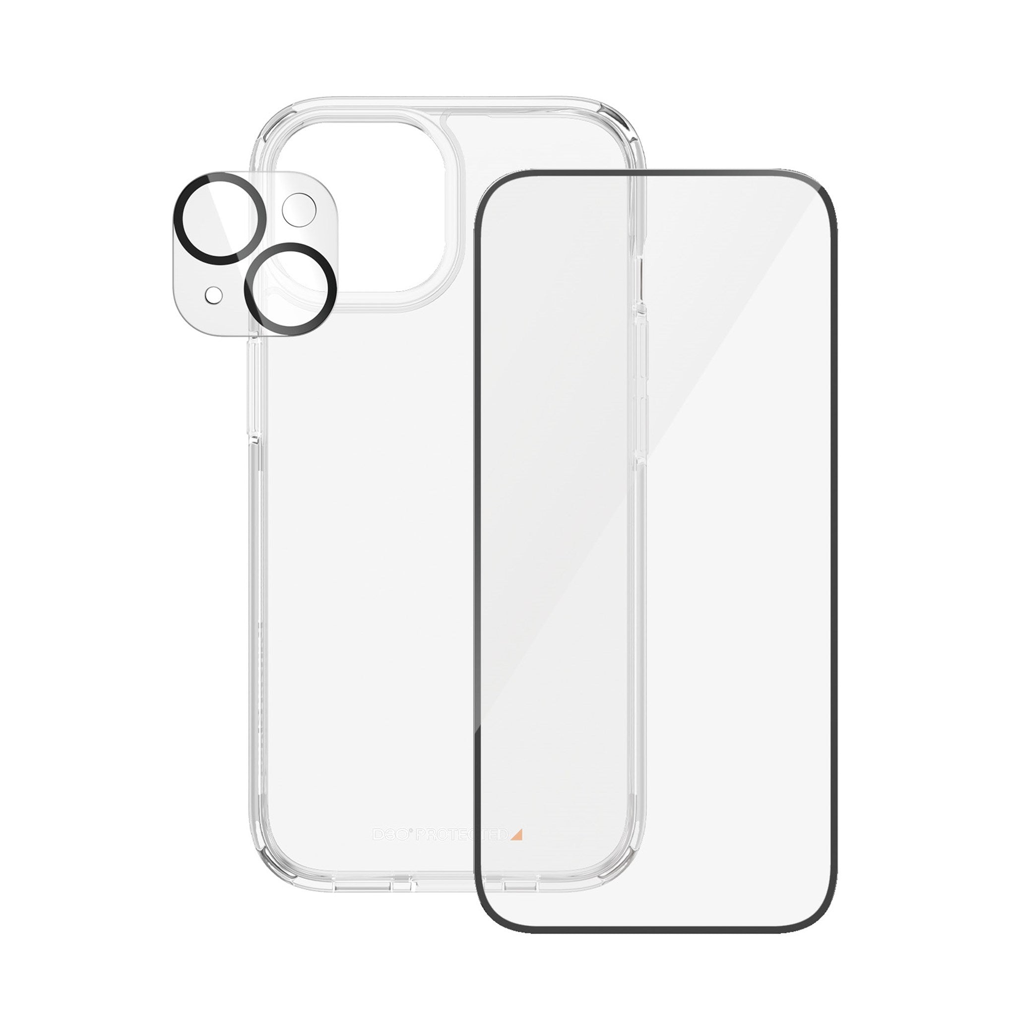 iAnder 3 Pack Screen Protector Compatible with iPhone 15 Pro Max with 2  Pack Camera Lens Protector, Tempered Glass Film with Installation Alignment
