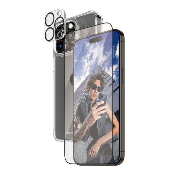 Film Tiger Glass+ pour objectif d'iPhone 15 Pro & 15 Pro Max