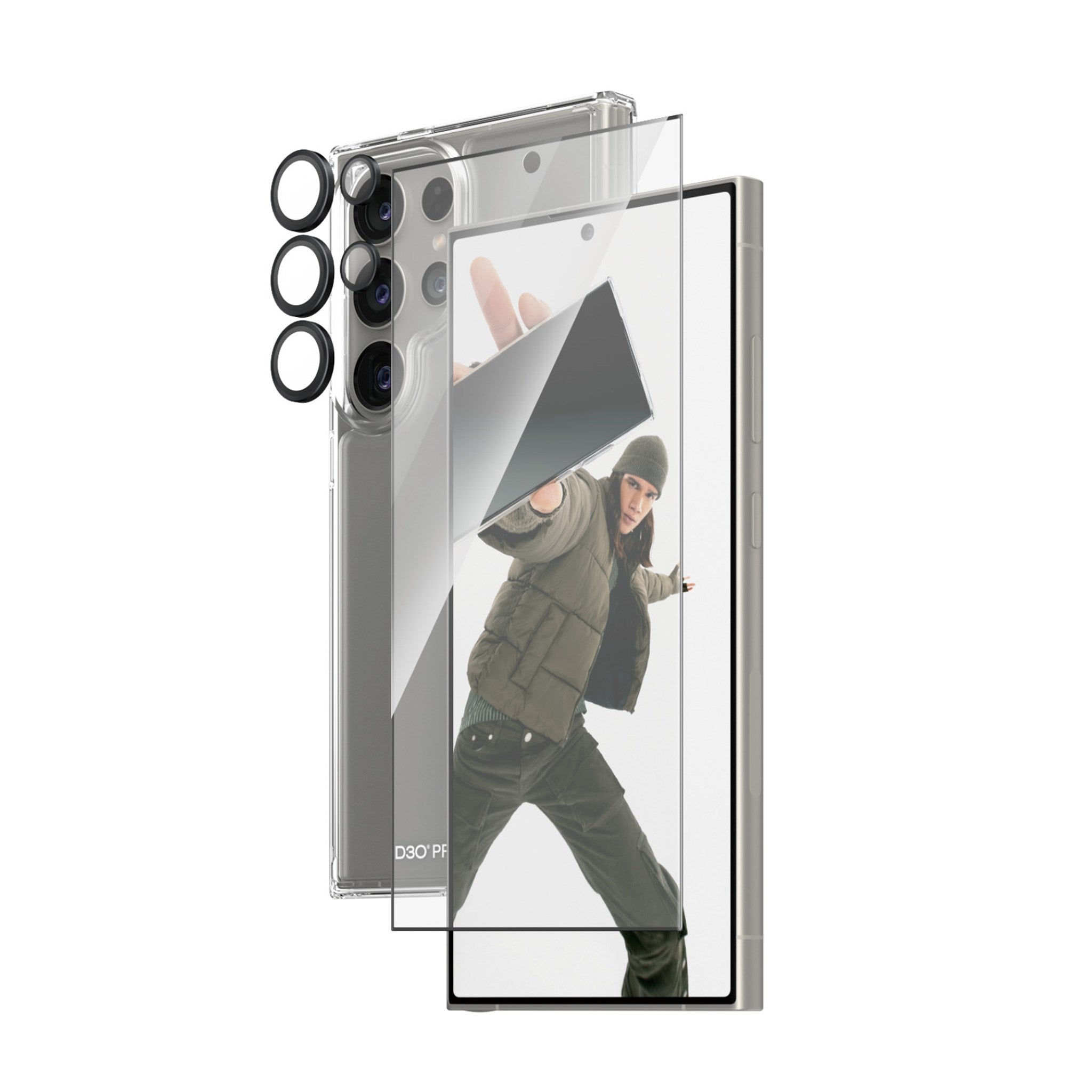 SAFE. by PanzerGlass® 3-in-1 Pack Samsung Galaxy S24