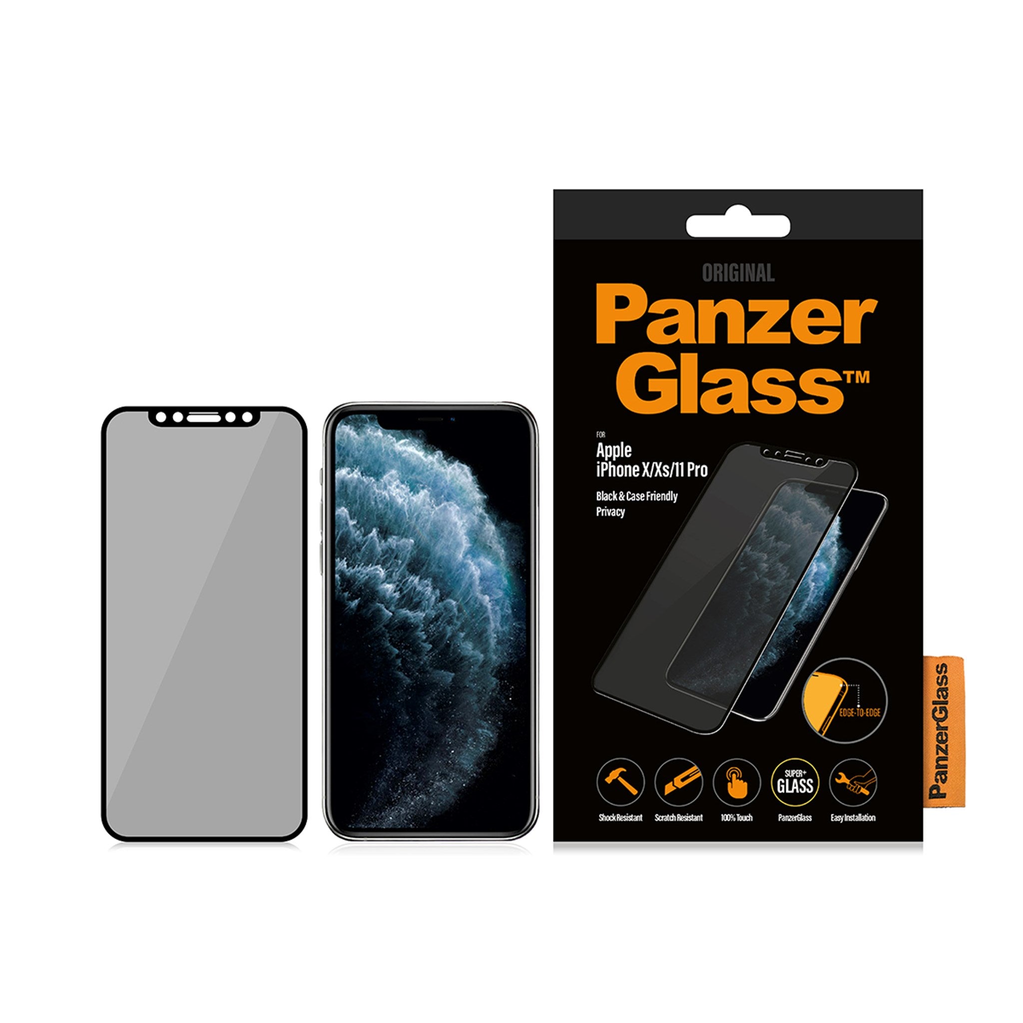 PanzerGlass® Privacy Screen Protector Apple iPhone 11 Pro, X, Xs