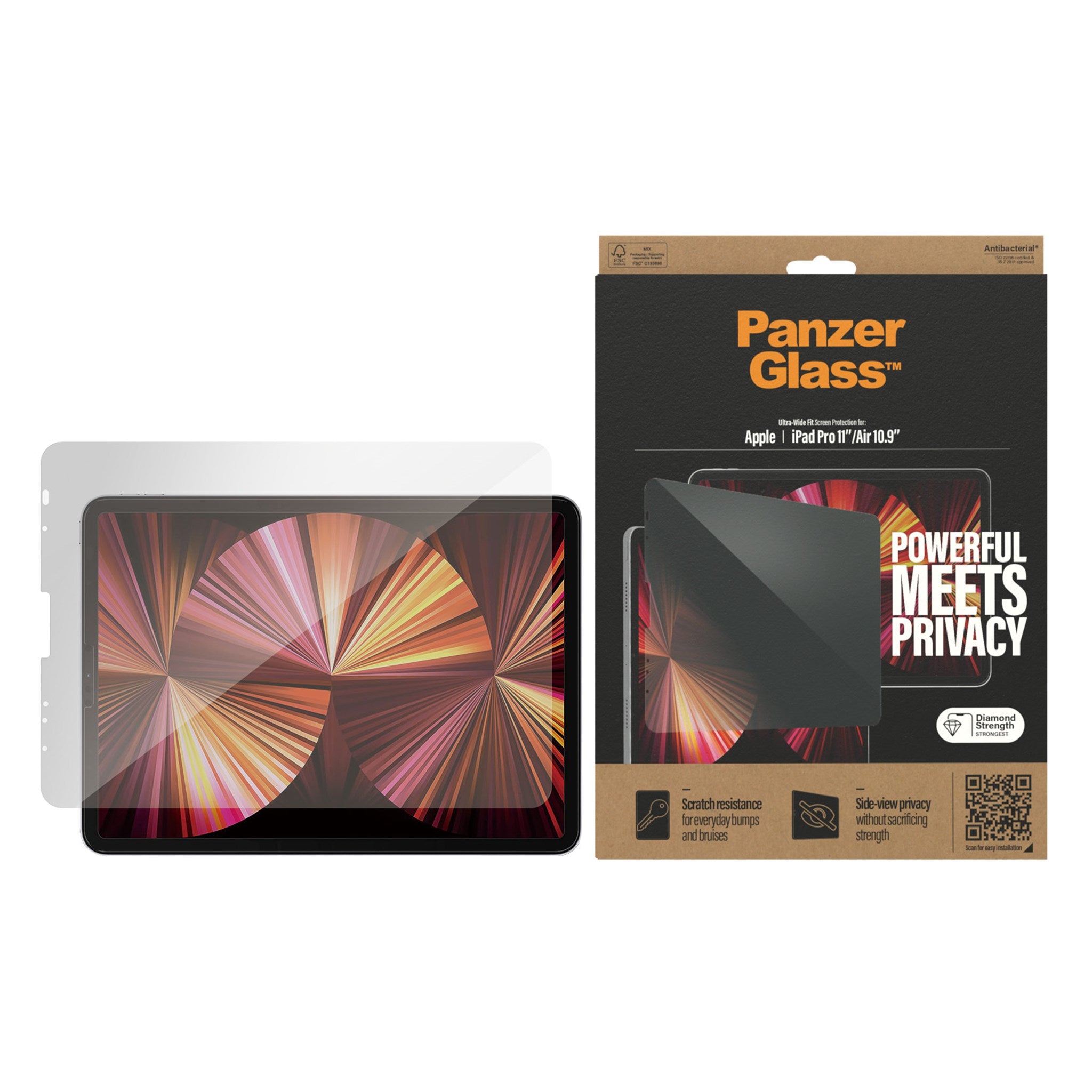 Displex Protection d'écran en verre trempé pour iPad Pro 11 (2021 - 2018 /  Air (2020)