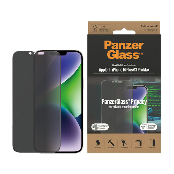 PanzerGlass™ Screen Protector Apple iPhone 14 Plus | 13 Pro Max | Ultra-Wide Fit w. EasyAligner - 2785